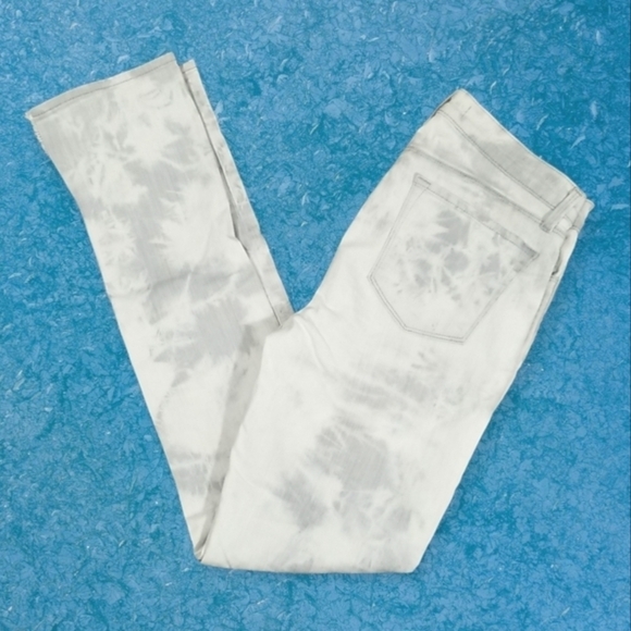 J Brand Mid-rise Fame Tie Died Distressed Jeans - Picture 3 of 8